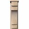Ekena Millwork Mediterranean Smooth Corbel w/Backplate, Douglas Fir, 7 1/2"W x 14"D x 26"H COR08X14X26MED01SDF - alternate 4